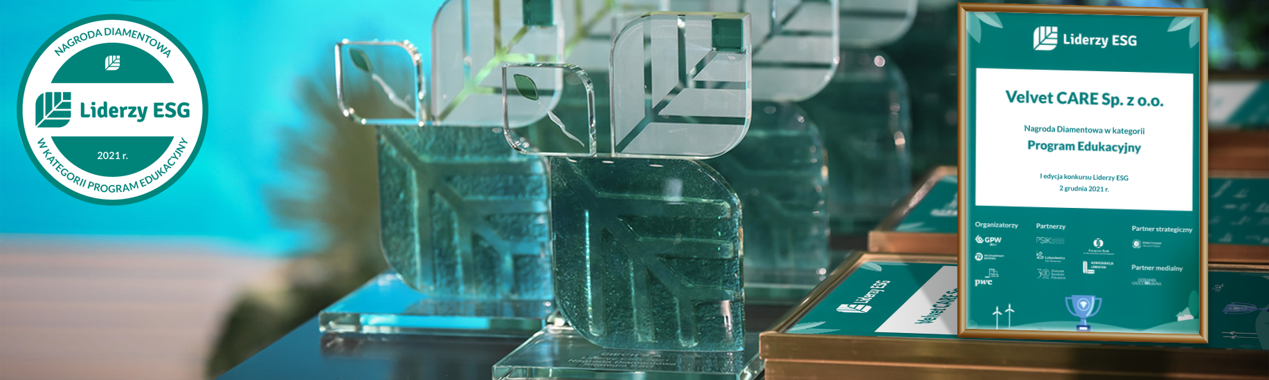 Konkurs „Liderzy ESG” rozstrzygnięty – nasza firma otrzymała Nagrodę Diamentową w kategorii Program Edukacyjny!