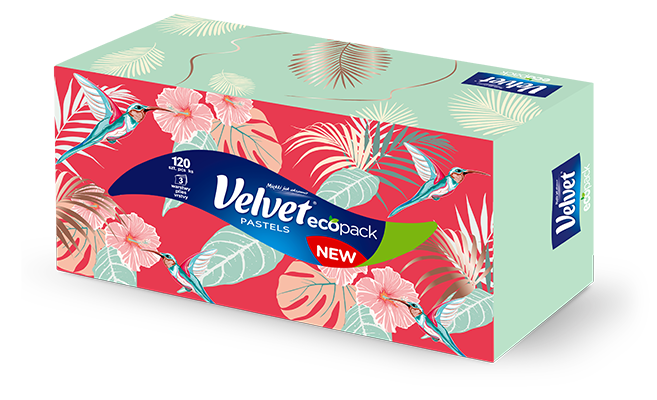 Chusteczki Velvet w pudełku