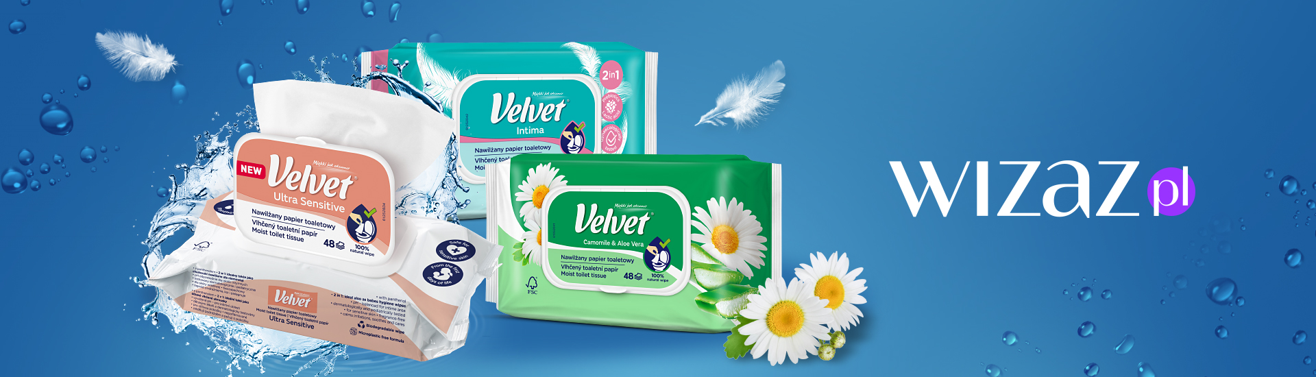 Nowy standard w higienie – Nawilżane papiery toaletowe Velvet zostały ocenione przez Recenzentki!