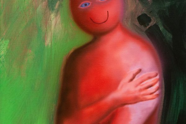 Maja Janczar, W przyrodzie 1, 2023 akryl płótno, 81 x 60 cm