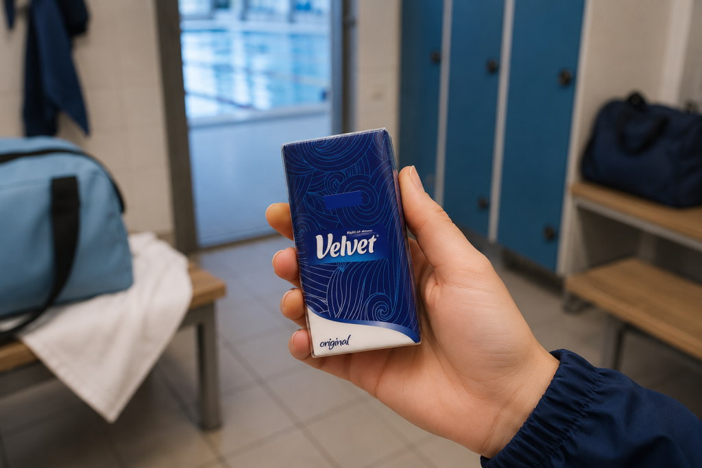domowe sposoby na wodę w uchu, jak pozbyć się wody z ucha, osuszanie ucha, suszarka do włosów, higiena uszu, bezpieczna pielęgnacja uszu, ręczniki papierowe Velvet, chusteczki higieniczne Velvet, delikatne osuszanie, pielęgnacja po kąpieli, pielęgnacja po basenie, zdrowie uszu, komfort po pływaniu, bezpieczne nawyki, Velvet, chusteczki Velvet